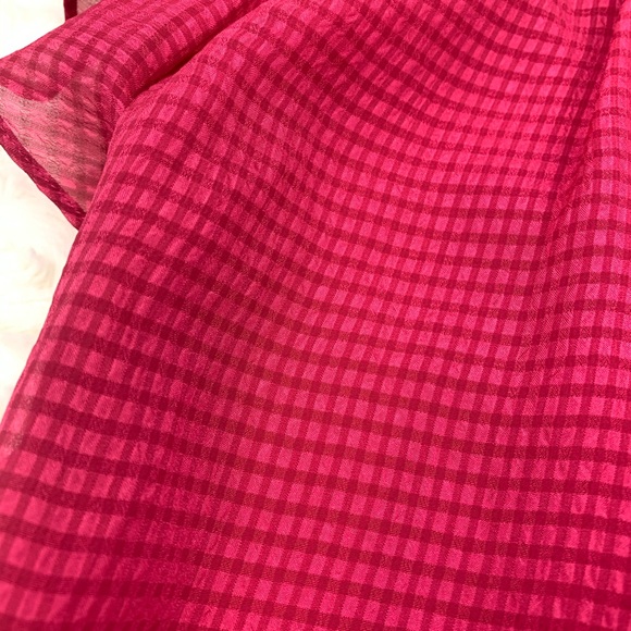 Anthropologie Maeve Raspberry Tavin Cold Shoulder - Picture 5 of 8